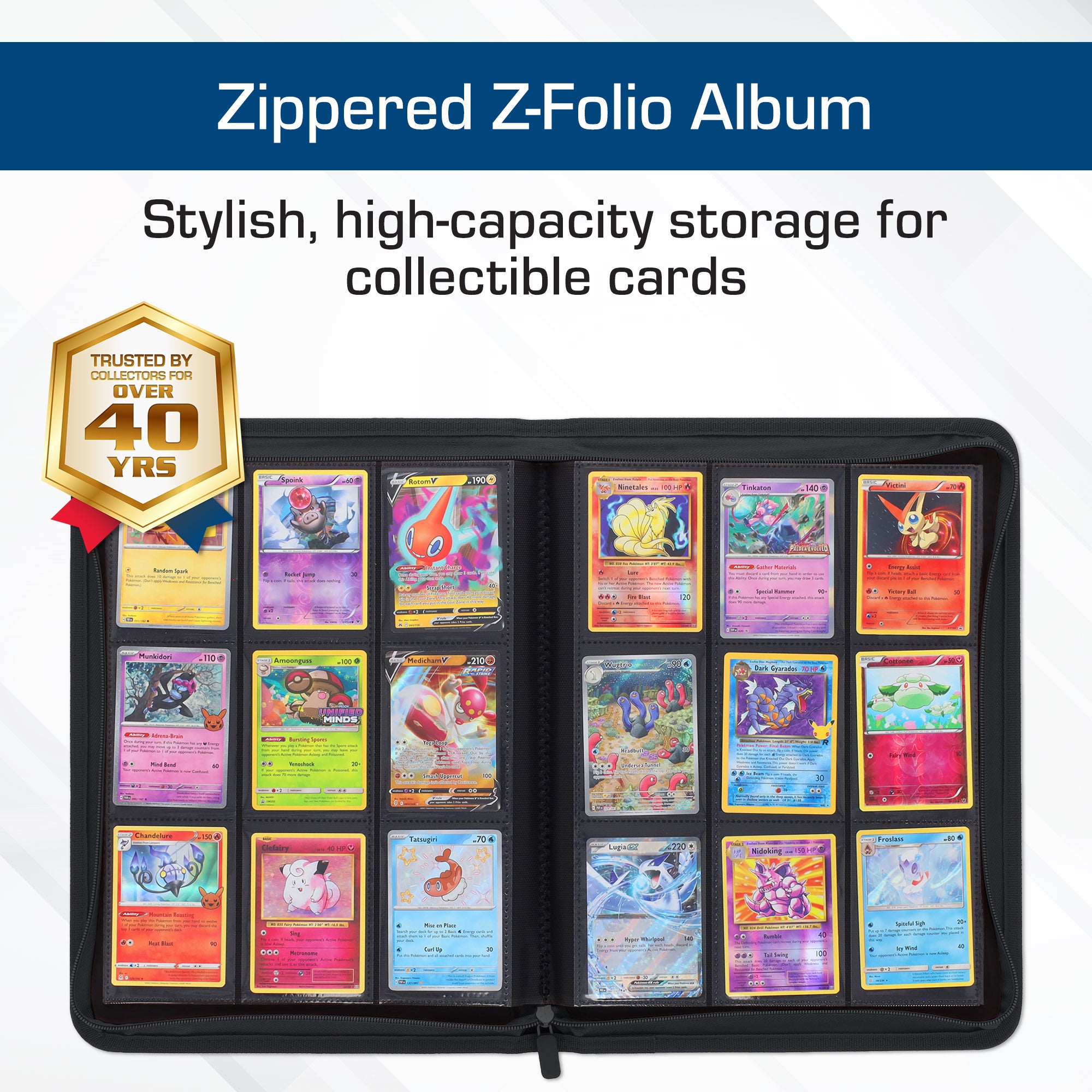 Z-Folio 9-Pocket Album - Black
