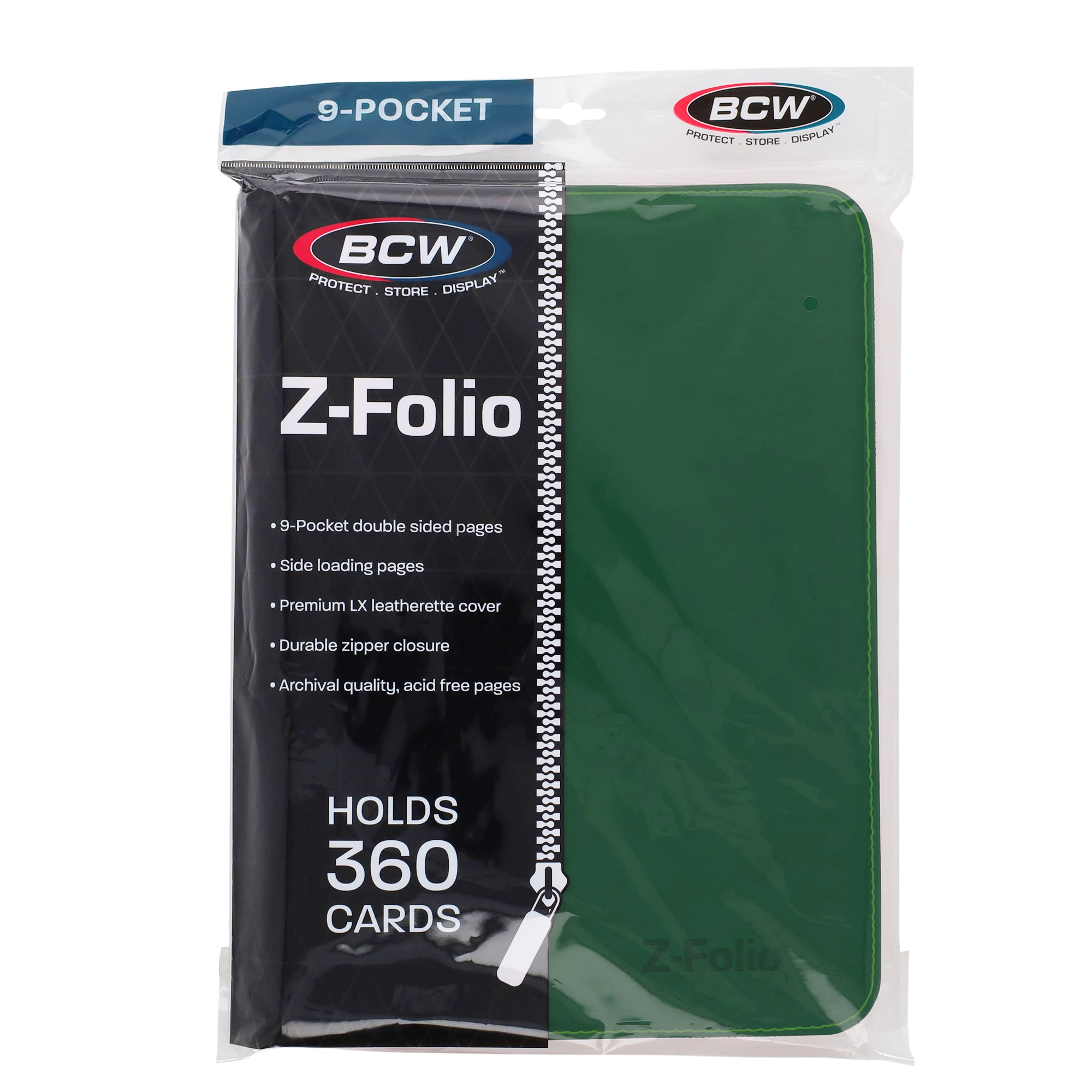 Z-Folio 9-Pocket Album - Green