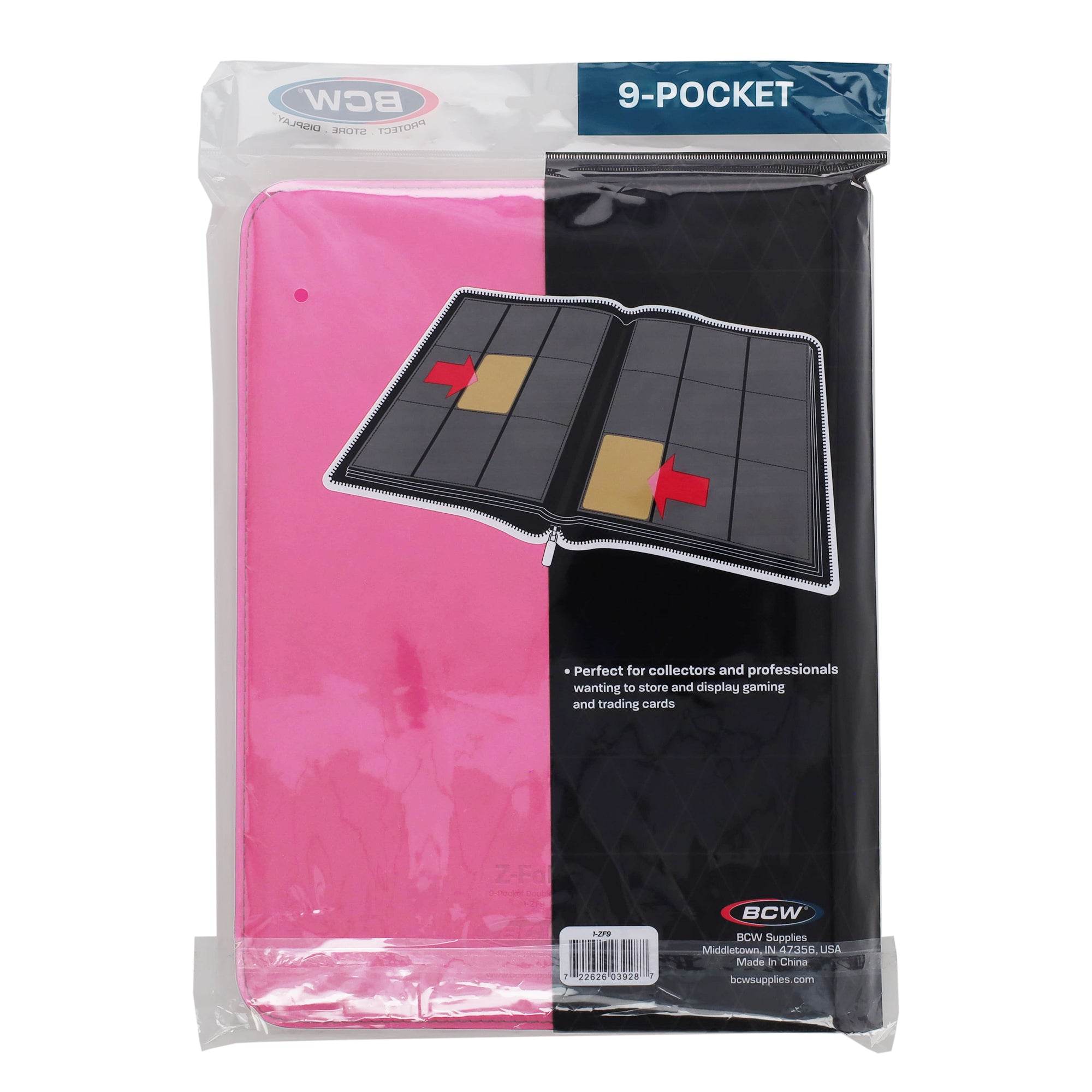 Z-Folio 9-Pocket Album - Pink