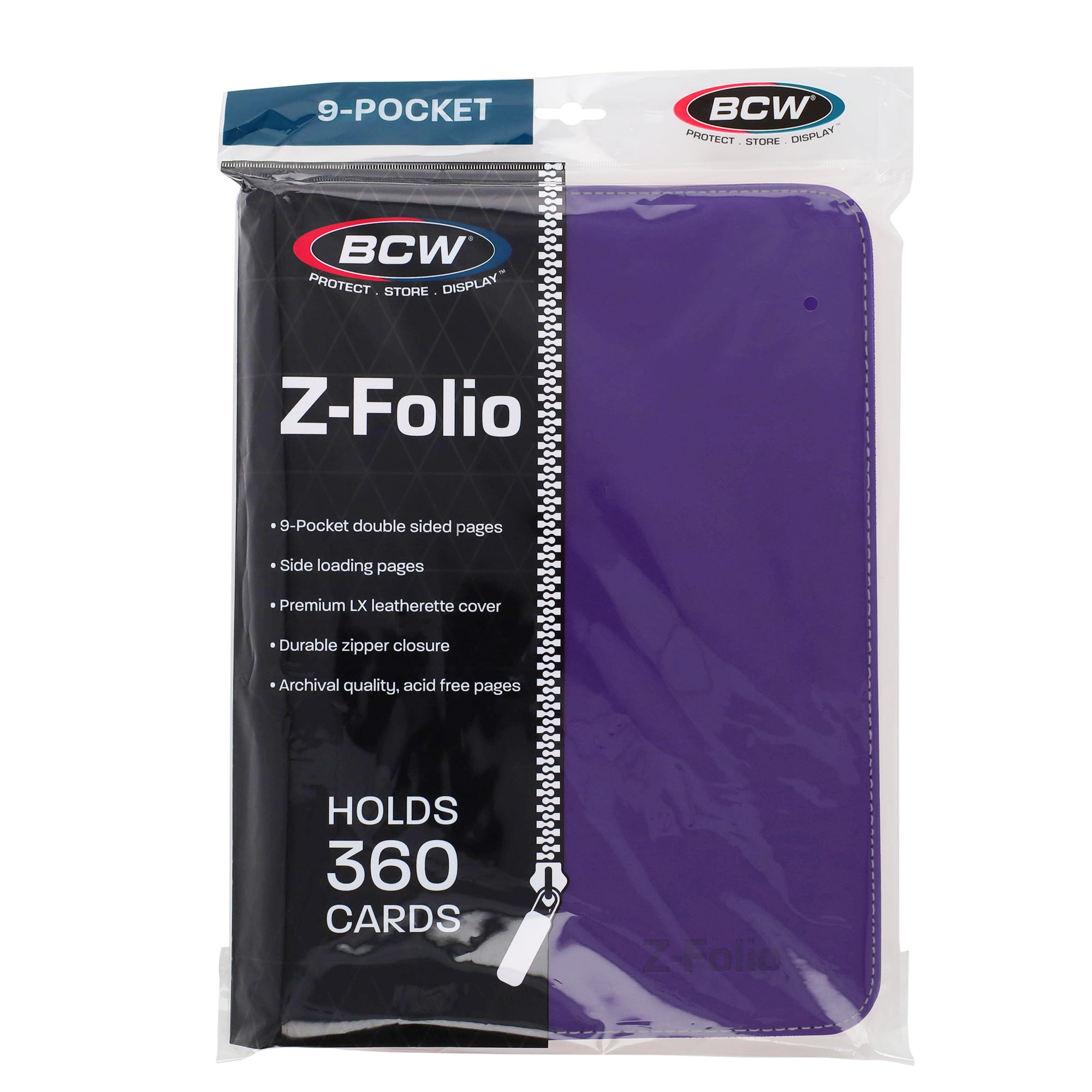 Z-Folio 9-Pocket Album - Purple