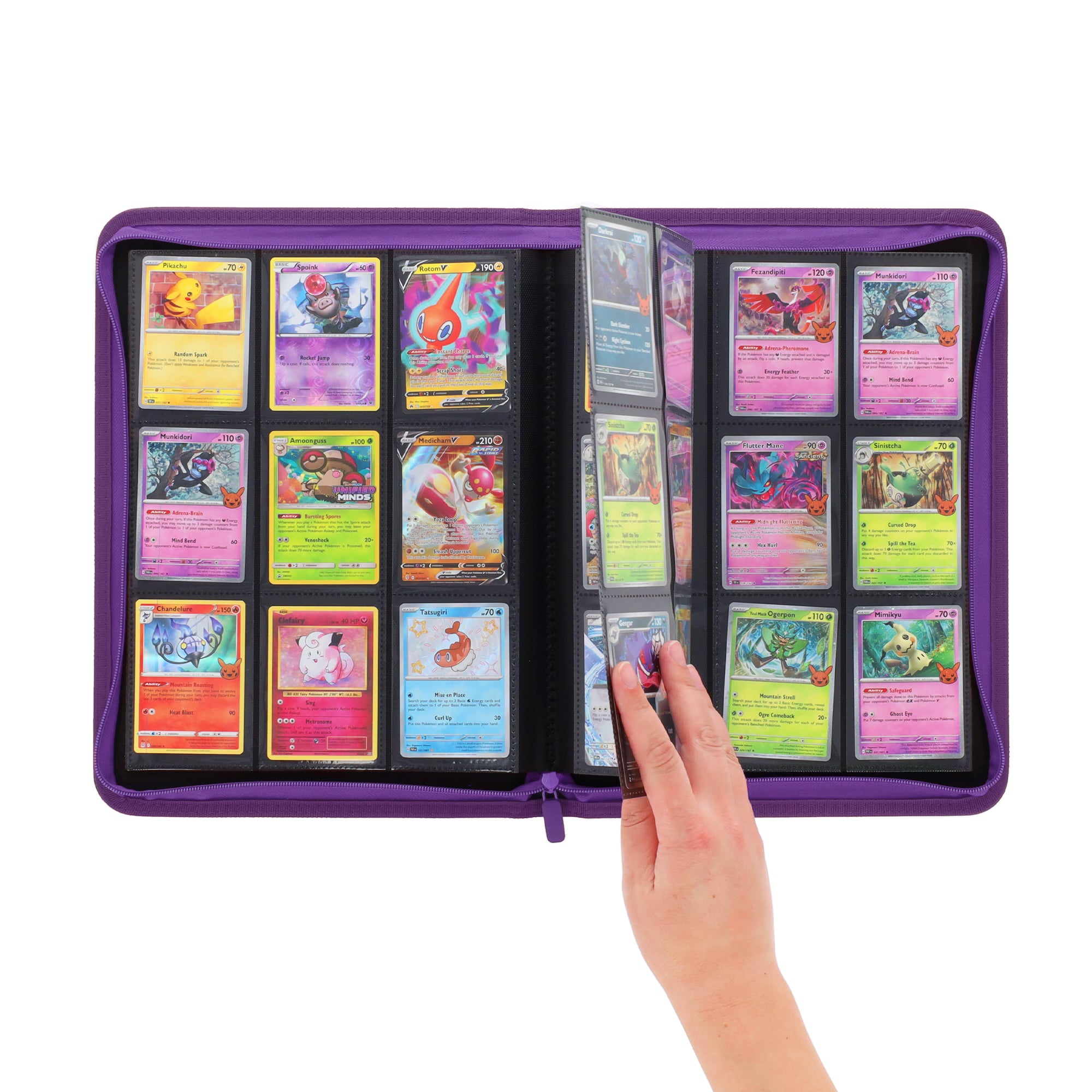 Z-Folio 9-Pocket Album - Purple