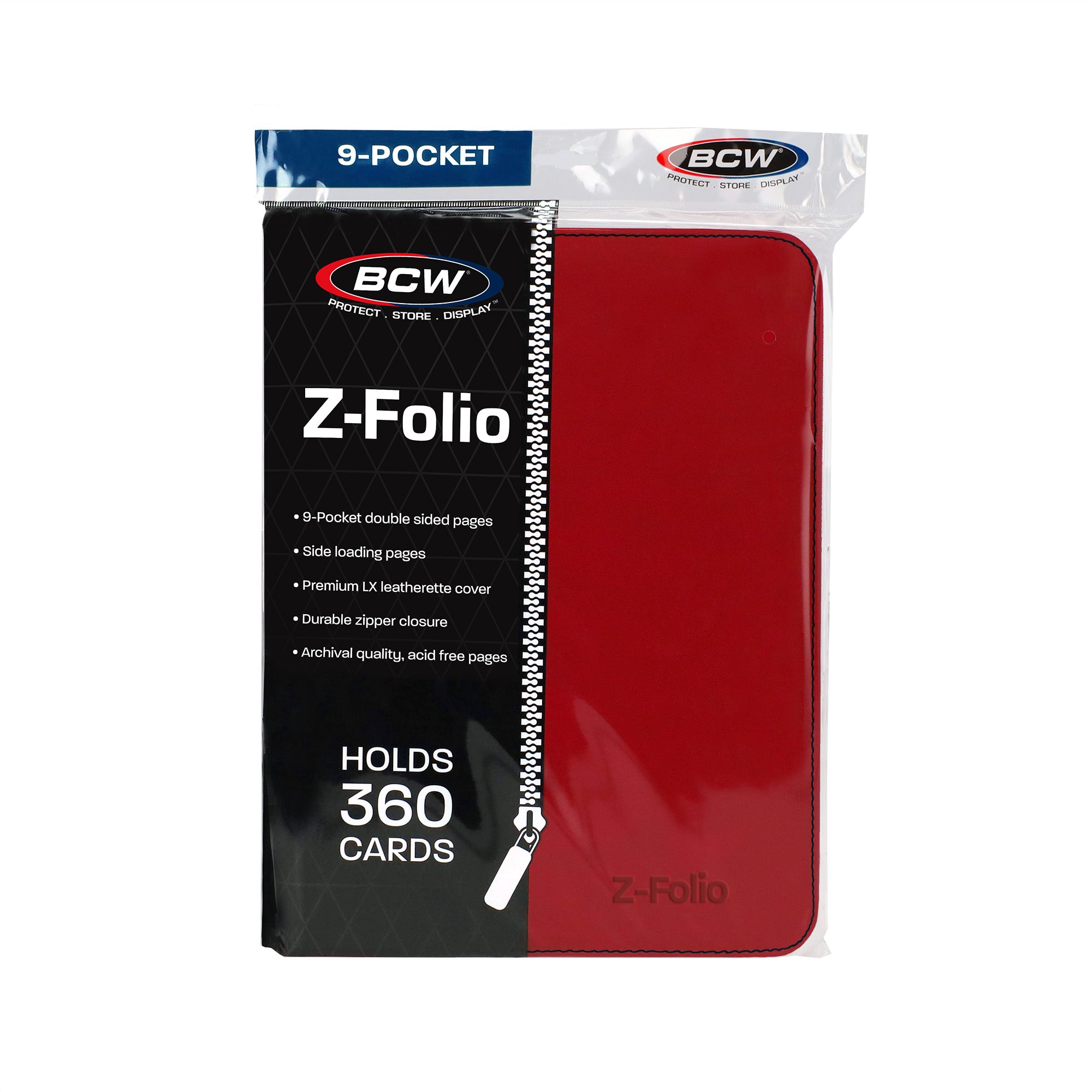 Z-Folio 9-Pocket Album - Red