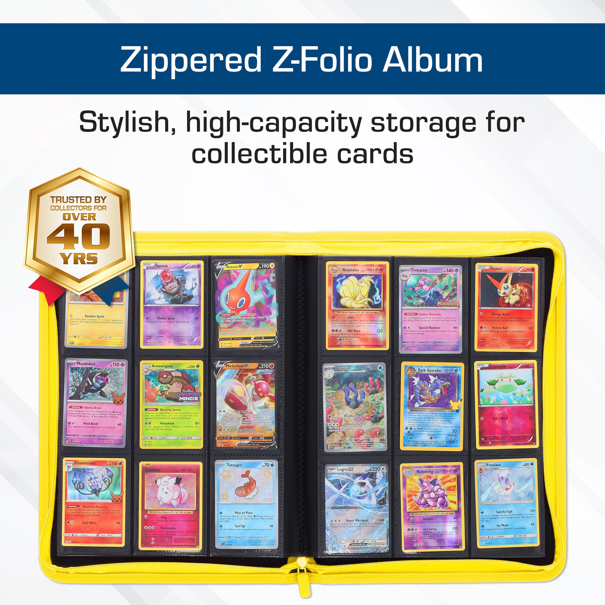 Z-Folio 9-Pocket Album - Yellow