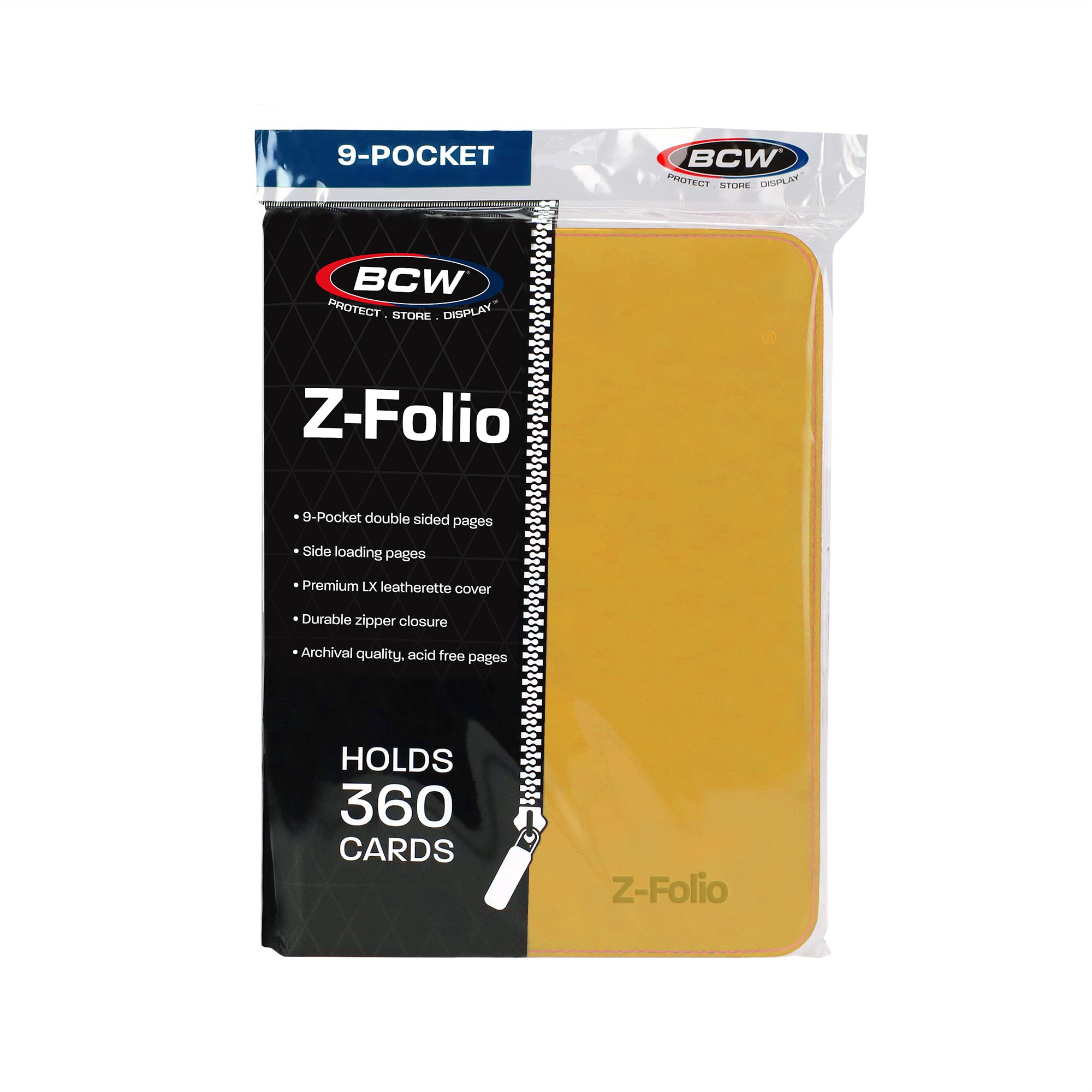 Z-Folio 9-Pocket Album - Yellow