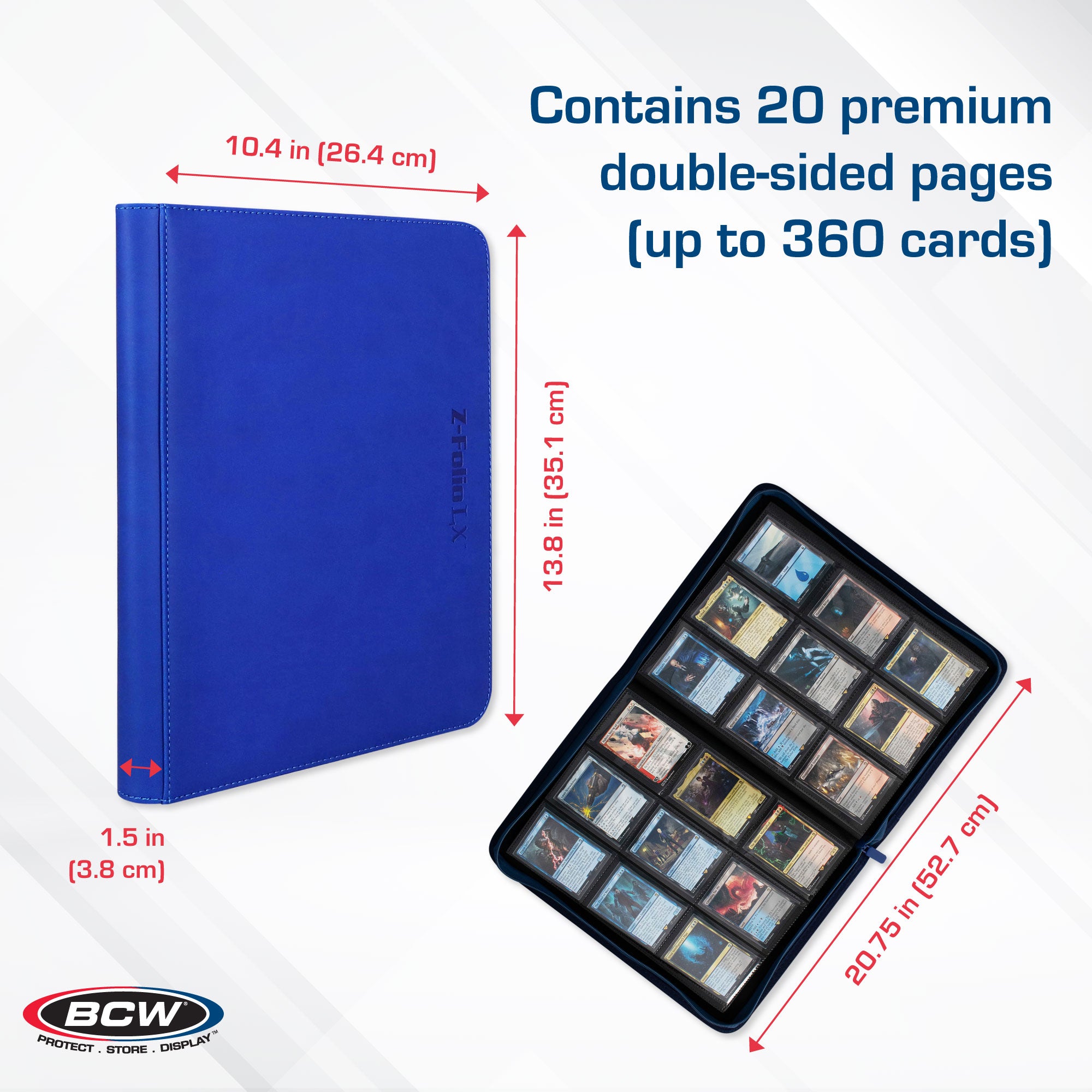 Z-Folio 9-Pocket Album - Blue