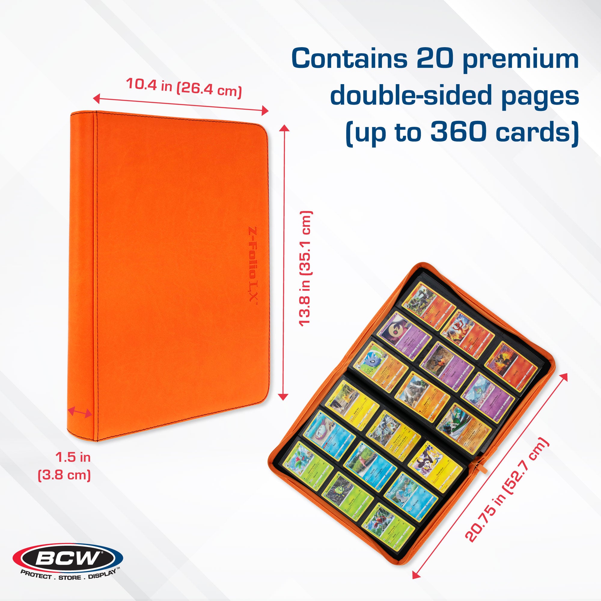 Z-Folio 9-Pocket Album - Orange