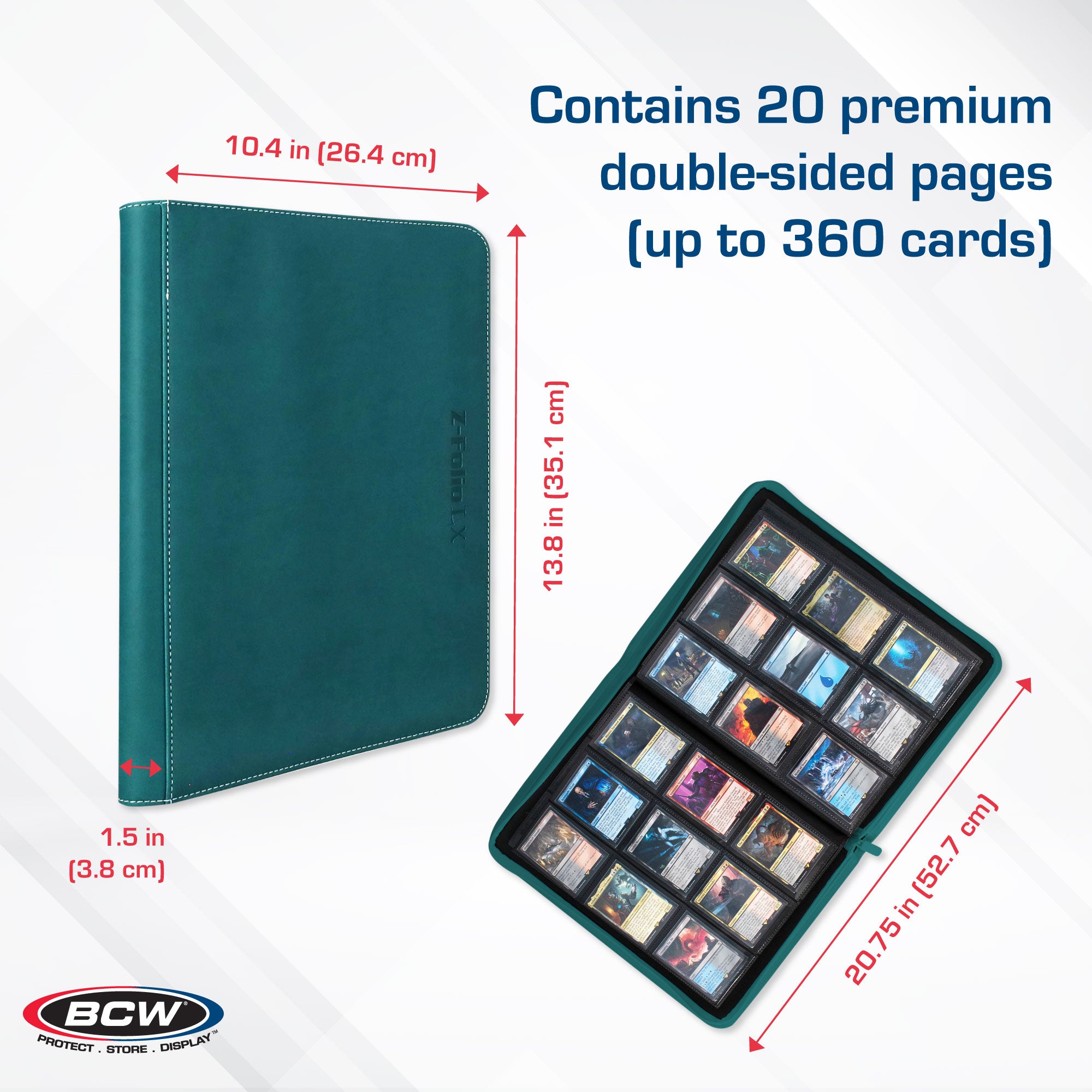 Z-Folio 9-Pocket Album - Teal