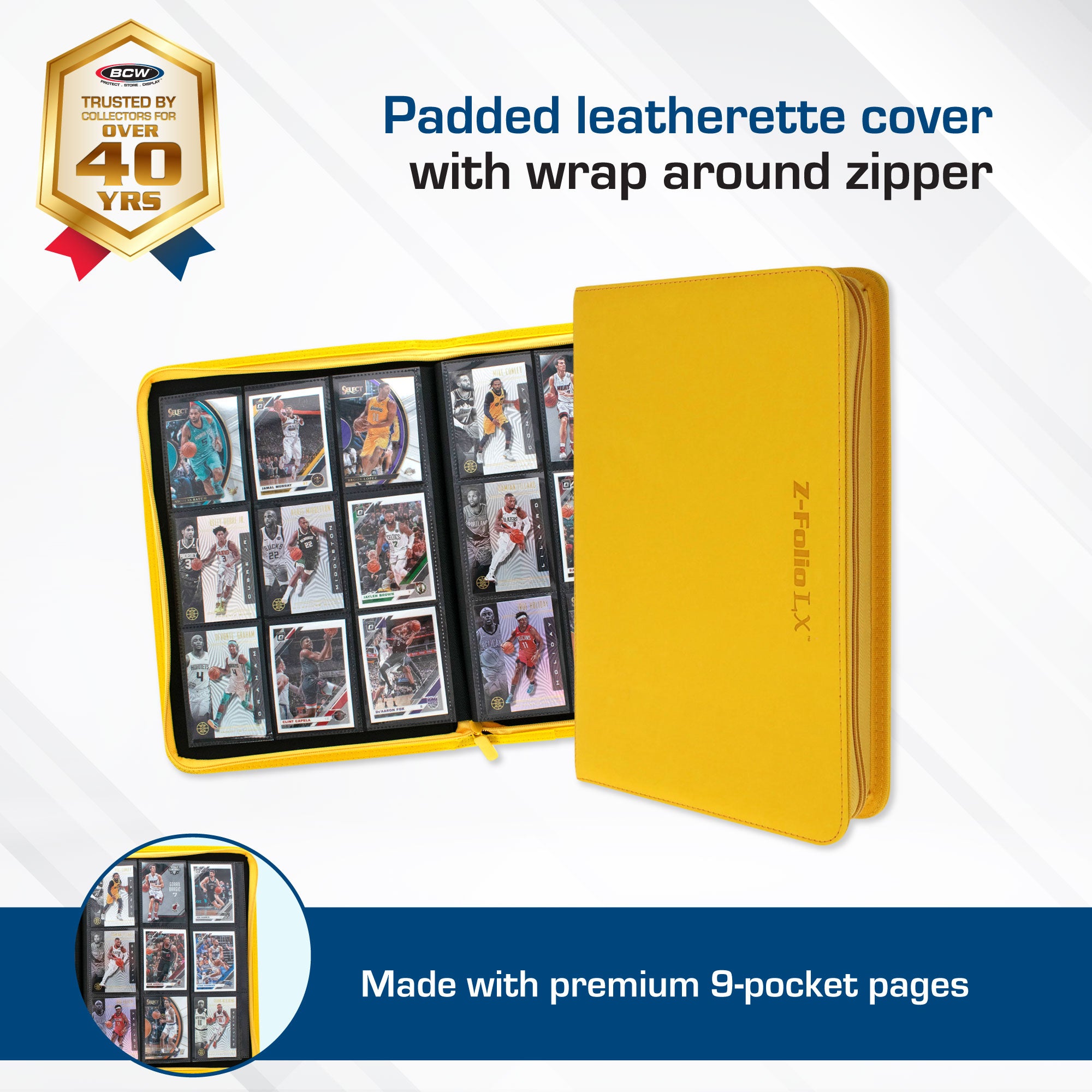 Z-Folio 9-Pocket Album - Yellow