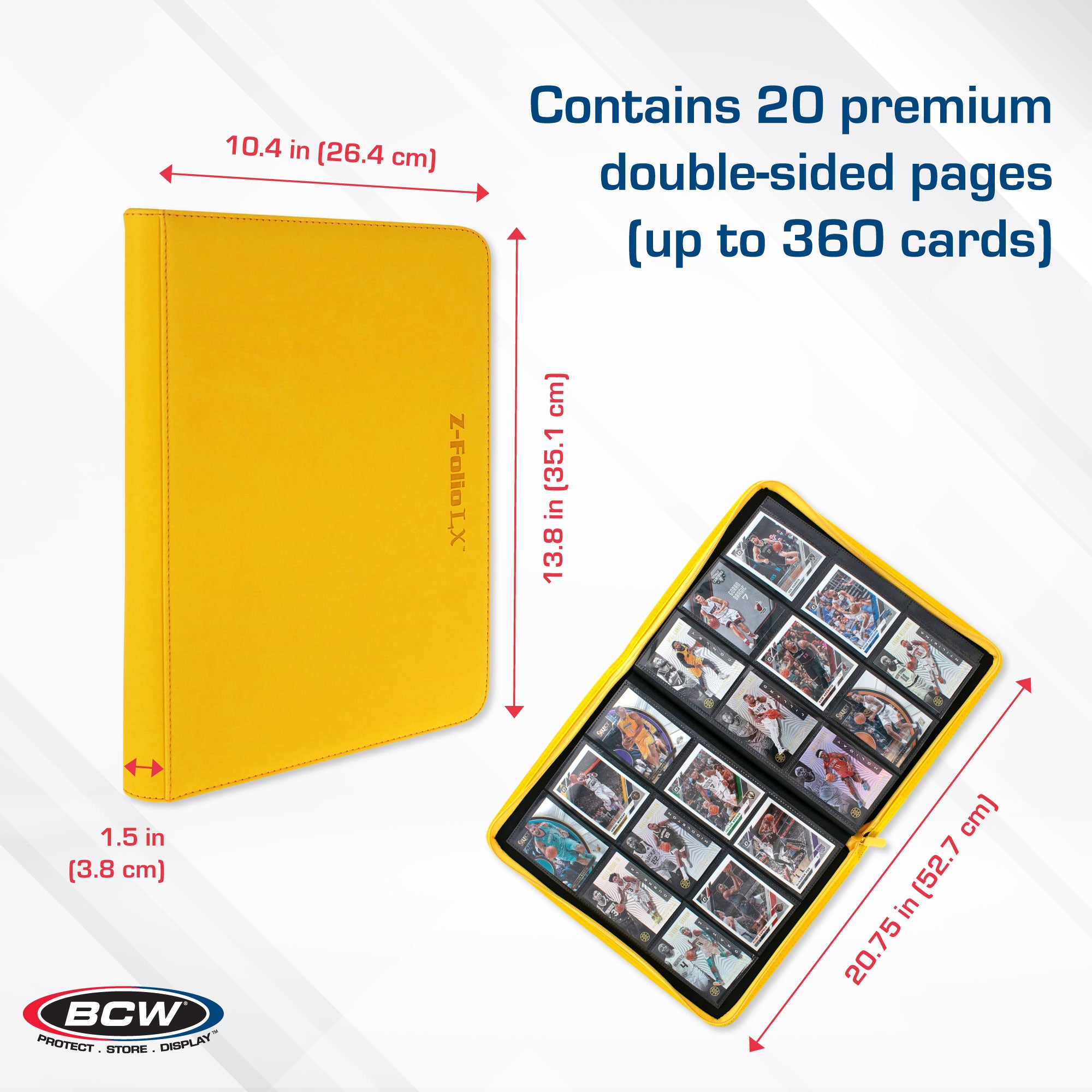 Z-Folio 9-Pocket Album - Yellow