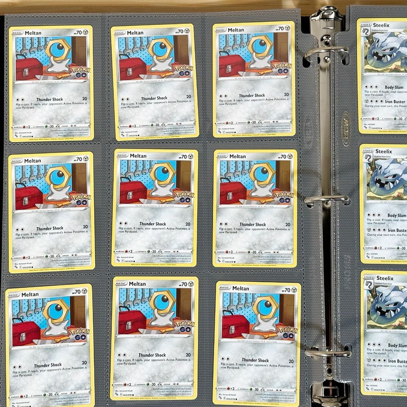 BCW Side-Loading 18-Pocket Pro Pages – Gray (10 Pack)