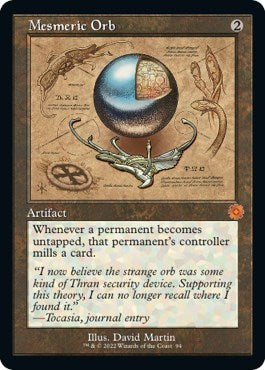 Mesmeric Orb (Schematic) (The Brothers' War: Retro Frame Artifacts) Near Mint