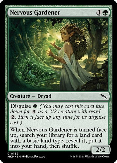 Nervous Gardener (Murders at Karlov Manor) Light Play Foil