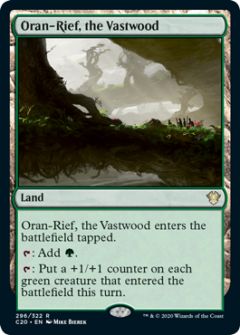 Oran-Rief, the Vastwood (Commander 2020 Ikoria) Light Play