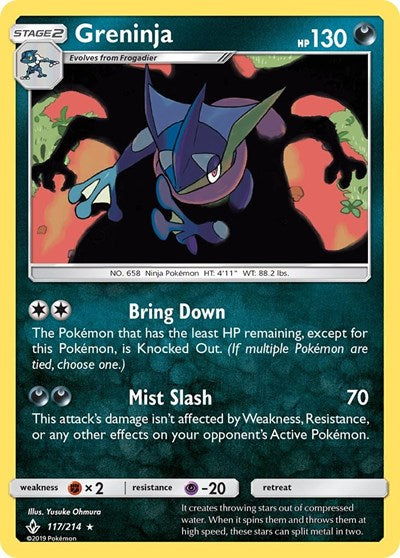 Greninja (SM - Unbroken Bonds) Near Mint Reverse Holofoil