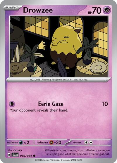 Drowzee (SV: Shrouded Fable) Near Mint