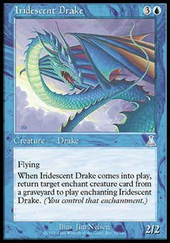 Iridescent Drake (Urza's Destiny) Light Play