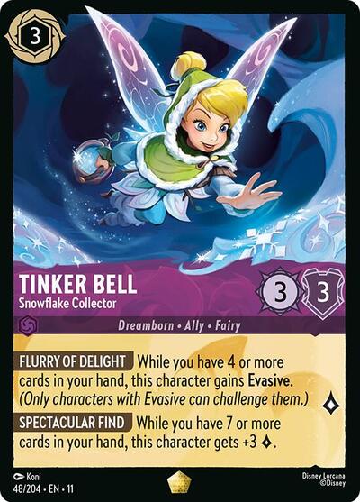 Tinker Bell - Snowflake Collector (Winterspell) Near Mint