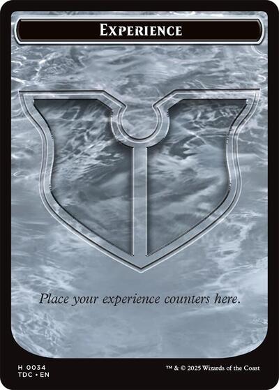 Experience / Treasure Double-Sided Token (Commander: Tarkir: Dragonstorm) Near Mint