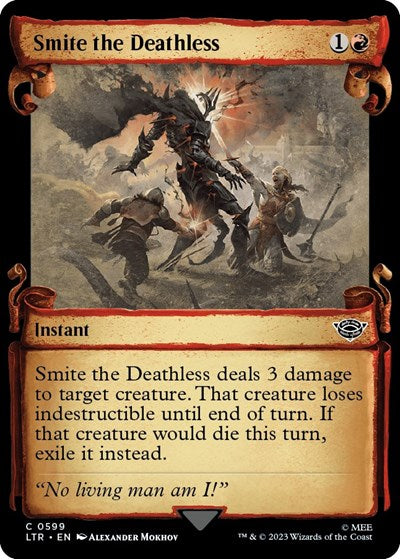 Smite the Deathless (Showcase Scrolls) (Universes Beyond: The Lord of the Rings: Tales of Middle-earth) Near Mint Foil