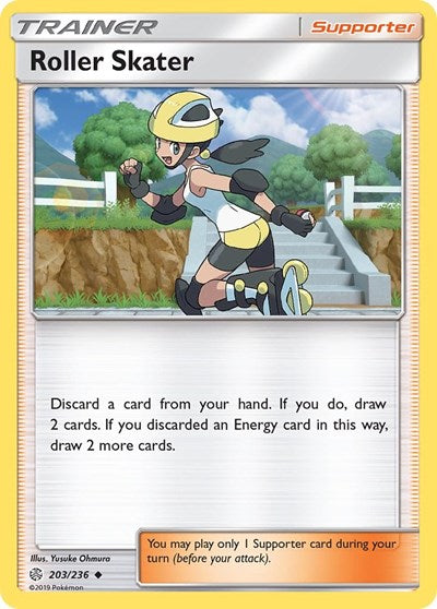 Roller Skater (SM - Cosmic Eclipse) Near Mint Reverse Holofoil