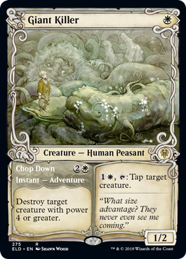 Giant Killer (Showcase) (Throne of Eldraine) Light Play Foil