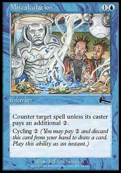 Miscalculation (Urza's Legacy) Light Play