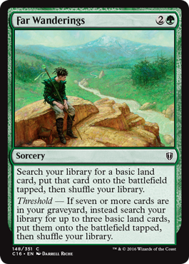 Far Wanderings (Commander 2016 Edition) Light Play