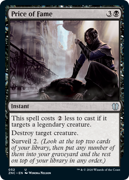 Price of Fame (Commander 2020 Zendikar Rising) Near Mint