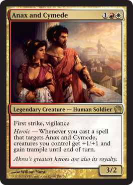 Anax and Cymede (Theros) Near Mint