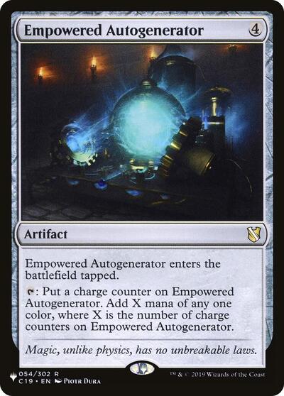 Empowered Autogenerator (The List) Near Mint