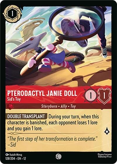 Pterodactyl Janie Doll - Sid's Toy (Wilds Unknown) Near Mint
