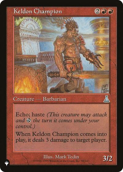 Keldon Champion (The List) Near Mint