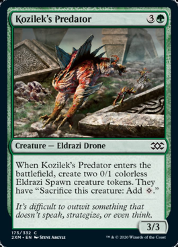 Kozilek's Predator (Double Masters) Light Play Foil