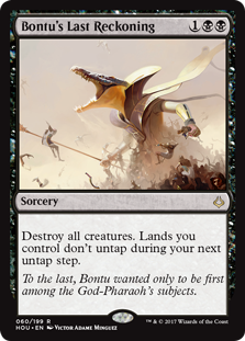 Bontu's Last Reckoning (Hour of Devastation) Light Play