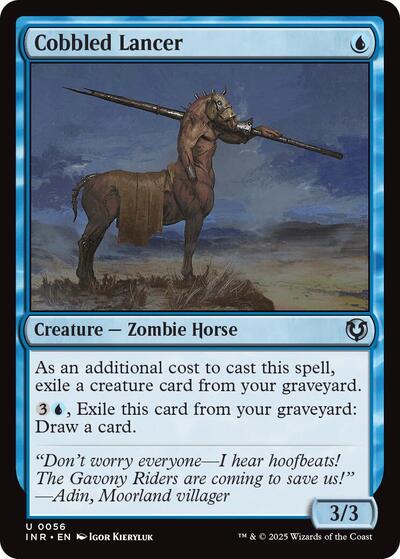 Cobbled Lancer (Innistrad Remastered) Light Play Foil