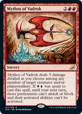 Mythos of Vadrok (Ikoria: Lair of Behemoths) Light Play Foil