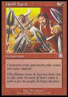 Uphill Battle (Mercadian Masques) Light Play