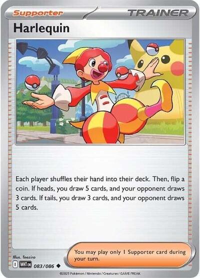 Harlequin (SV: White Flare) Near Mint Reverse Holofoil