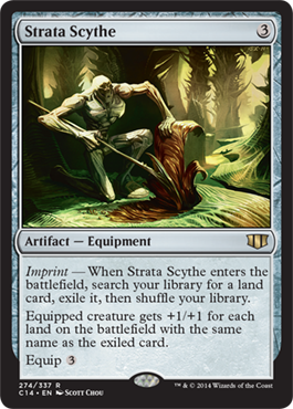 Strata Scythe (Commander 2014 Edition) Light Play