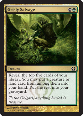 Grisly Salvage (Return to Ravnica) Light Play