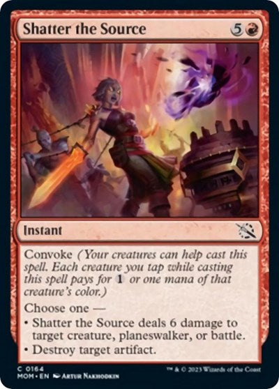 Shatter the Source (March of the Machine) Light Play Foil