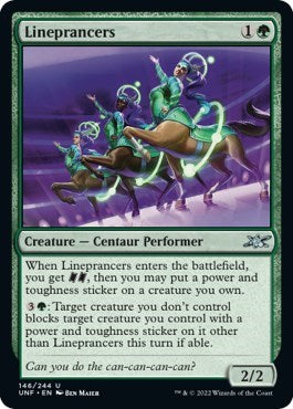 Lineprancers (Unfinity) Light Play Foil