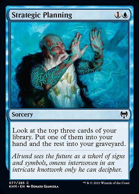 Strategic Planning (Kaldheim) Light Play Foil