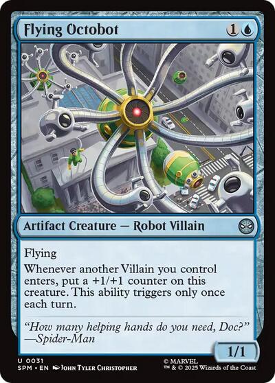 Flying Octobot (Marvel's Spider-Man) Near Mint Foil