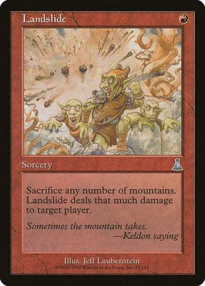 Landslide (Urza's Destiny) Light Play