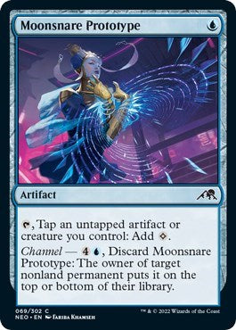 Moonsnare Prototype (Kamigawa: Neon Dynasty) Light Play Foil