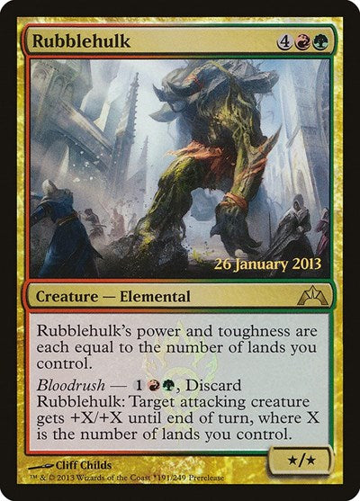 Rubblehulk (Promos: Prerelease Cards) Light Play Foil