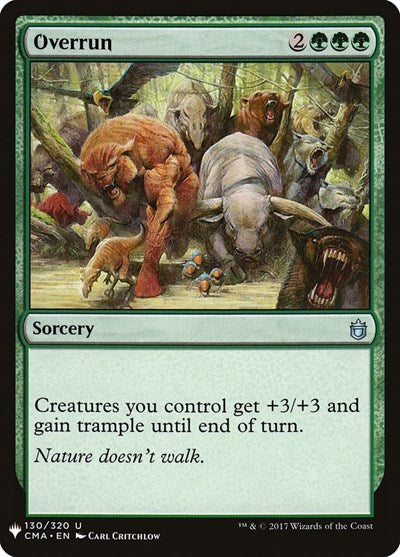Overrun (Mystery Booster) Light Play