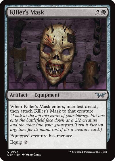 Killer's Mask (Duskmourn: House of Horror) Near Mint