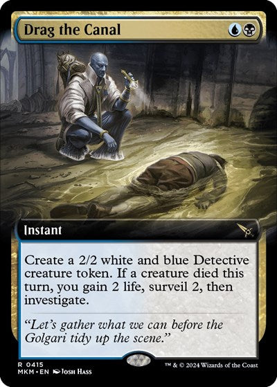 Drag the Canal (Extended Art) (Murders at Karlov Manor) Near Mint